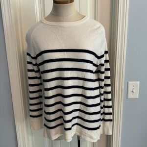 Hatch Maternity 3 (large) 100% Merino Wool Stripe Sweater Top